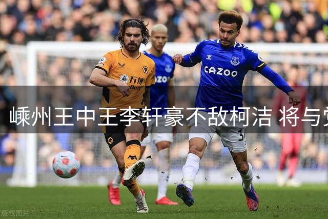 嵊州王中王李轩豪不敌柯洁 将与党毅飞争夺决赛权